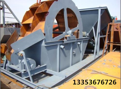 斗輪洗砂機實用現(xiàn)場圖